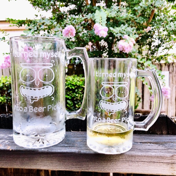 Rick and morty pickle rick beer glass cup beer mug - Picture 9 of 9